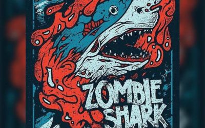 Zombie Shark Poster